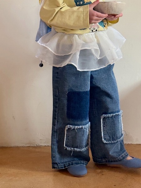 春夏新品 子供服 ベビー服 韓国風子供服 子供服 デニムズボン ズボン ins