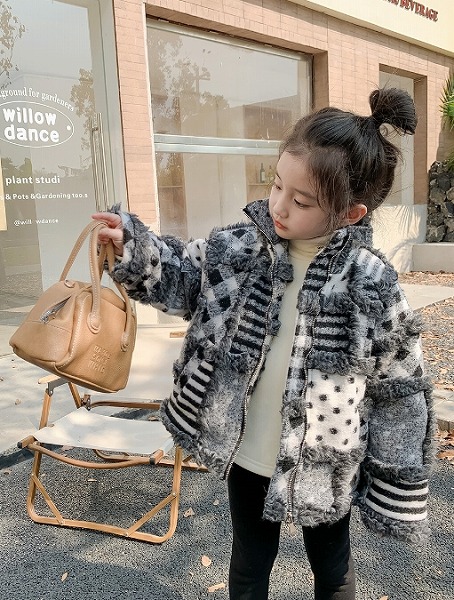 コート キッズ 韓国風子供服 秋冬 厚手 アウター 中綿コート ジャケット ロングコート 厚手|ドレミファソラ・ねこ