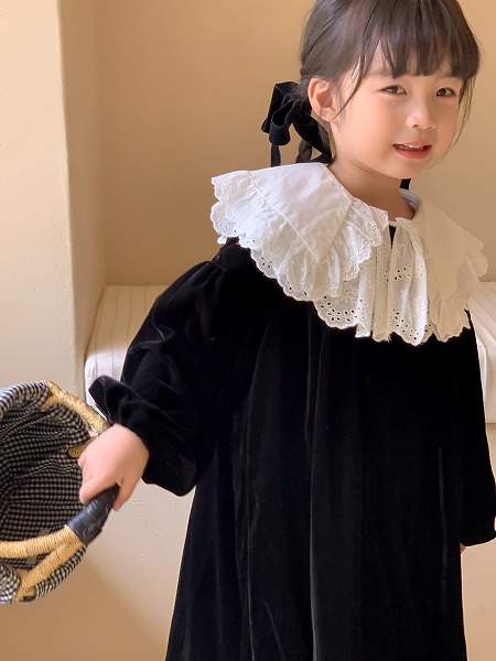 秋冬新作 韓国風赤ちゃん服 ベビー服 キッズ服 長袖 衣装 うしろ帯