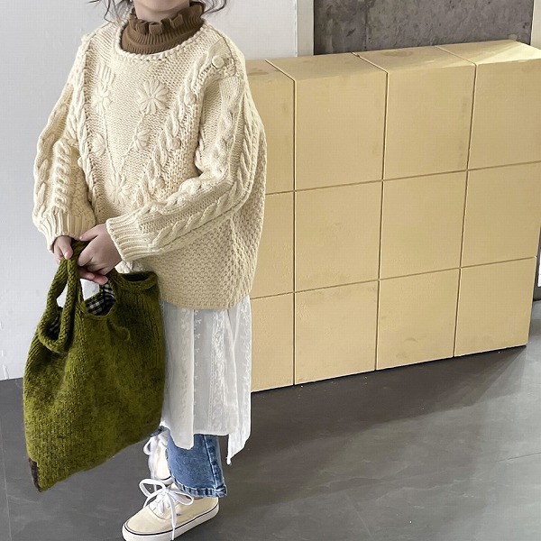 秋冬新品 韓国風子供服 ベビー服 キッズ トップス セーター ニット カジュアル