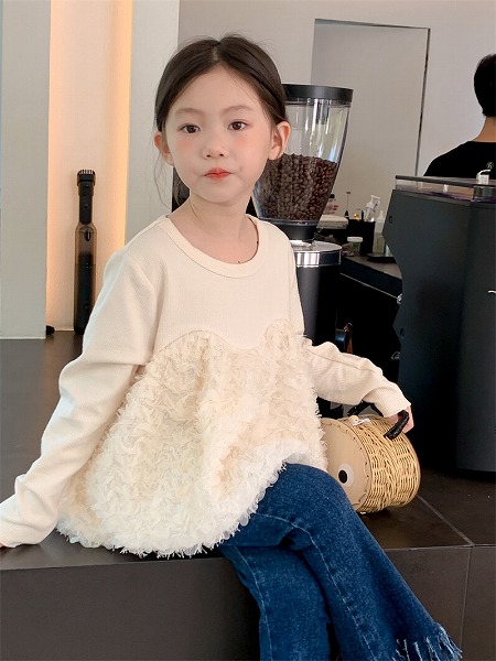INS秋新作 韓国風子供服 ベビー服 キッズ服 長袖 Tシャツ パーカー トップス｜ドレミファソラ・ねこ
