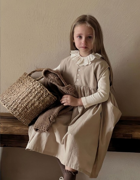INS秋新作 韓国風子供服 ベビー服 キッズ服 サロペットスカート ノースリーブ ワンピース|ドレミファソラ・ねこ