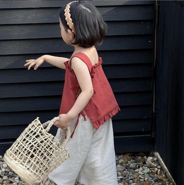 夏新作 韓国風子供服 ベビー服 キッズ 男女兼用 おしゃれ チョッキ着