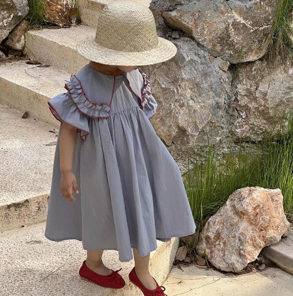 夏新作 韓国風子供服 ベビー服 キッズ 女の子 半袖 ワンピース