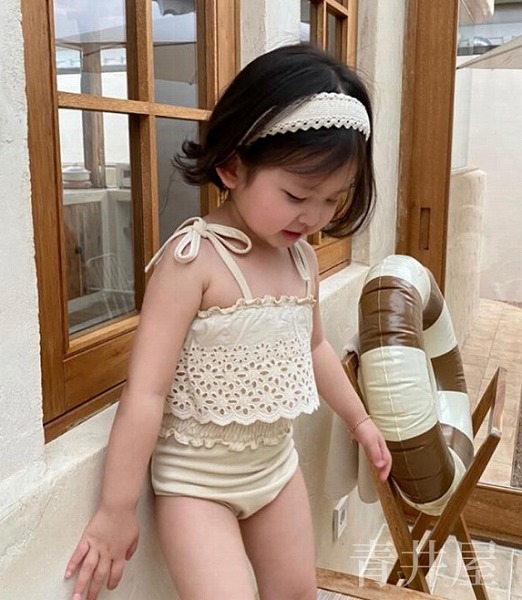 夏新品 韓国風子供服 キッズ 水着 女の子 連体水着 ワンピース オールインワン スイムキャップ｜ドレミファソラ・ねこ
