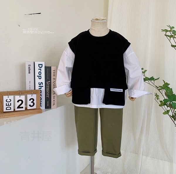 年月新作 韓国風赤ちゃん服 トップス ベビー服 プルオーバー 長袖 トップ キッズ 服 80-140コマーシャル