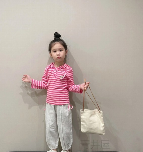 INS 秋冬新作 Tシャツ カーディガン 韓国子供服 キッズ服 トップス ベビー服 90-140CM