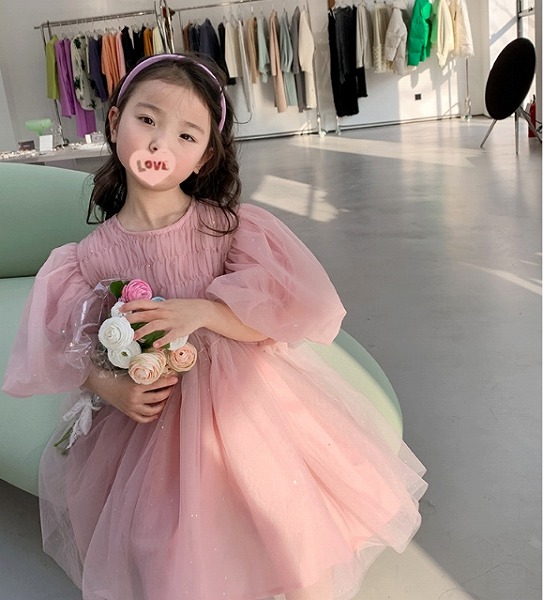 春夏新作 韓国子供服 ワンピース 半袖 かわいい レース プリンセススカート ファッション｜ドレミファソラ・ねこ
