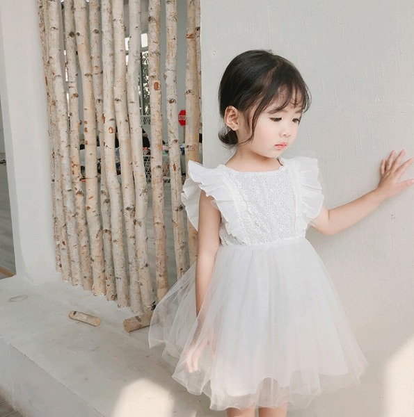 春夏 韓国風赤ちゃん服 ベビー服 半袖 ふわふわ衣装 好いたらしい 御姉さん 押しかぶせる櫂 櫂 2色