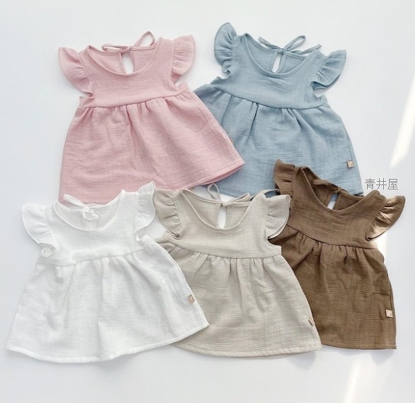 春夏新作 韓国風子供服 ベビー服 半袖 ロンパース +ズボン 2点セット 男の子女の子 可愛い 5色