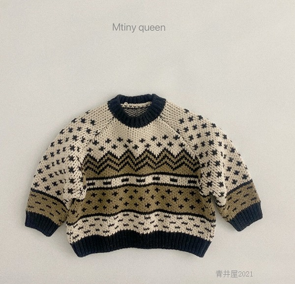 秋冬新作 韓国風小わっぱ服 ベビー服 スウェーター 編み物 無地 男女兼用 朦朦たる お出かけ トップス-レディースファッション