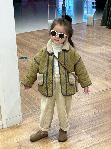 冬新作 韓国風赤ちゃん服 ベビー服 キッズ服 朦々たる トップス 厚地の外套 アウター 今めかしい