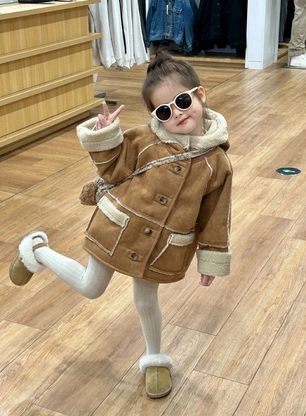 冬新作 韓国風赤ちゃん服 ベビー服 キッズ服 朦々たる トップス 厚地の外套 アウター 今めかしい