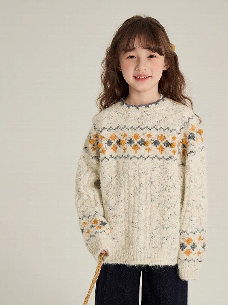 秋冬新作 赤ちゃん服 朦々たるスウェーター 韓国風赤ちゃん服 トップス 防寒 生あたたかい 男女兼用 90~160糎