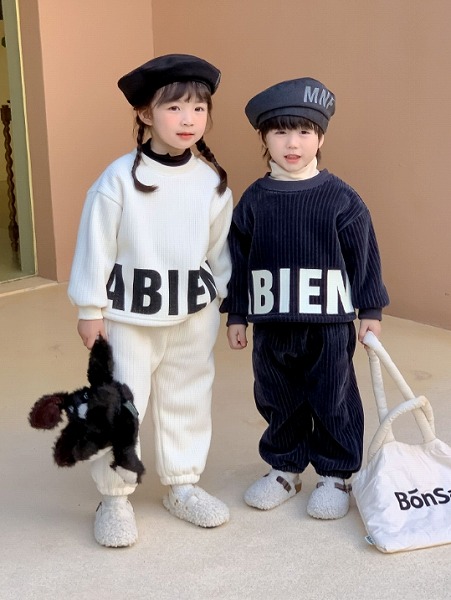 秋冬新作 子供服 韓国風子供服 キッズ セーター着セット パジャマセット ins