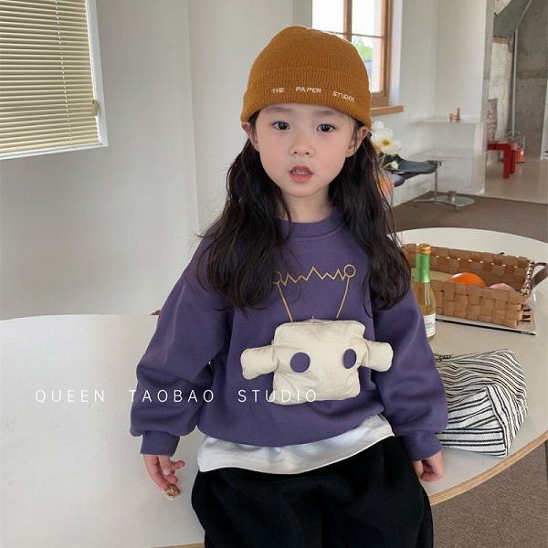 秋冬新作 韓国風子供服 キッズ服 パーカー 長袖 男女兼用 トップス かわいい