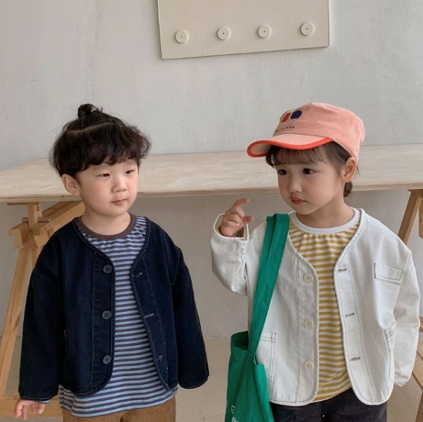 INS秋新作 韓国風子供服 ベビー服 キッズ服 コート ジャケット 長袖 トップス 2色｜ドレミファソラ・ねこ 7,171円