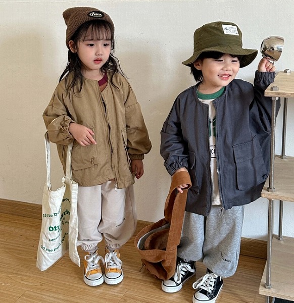 INS秋新作 韓国風子供服 ベビー服 キッズ服 コート ジャケット 長袖 トップス 2色