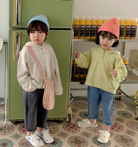 INS秋新作 韓国風子供服 ベビー服 キッズ服 パーカー カジュアル 長袖 トップス 2色