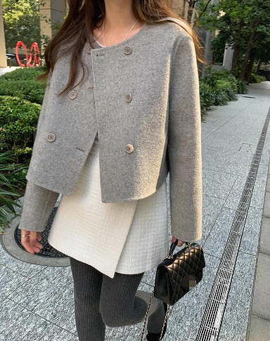秋冬新作ファッション おしゃれ レトロ 女性用 長袖 ダブルボタン チェスターコート 2色