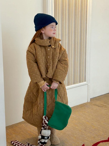 【秋冬新作】韓国風 子供服 ベビー服 キッズ 長袖 コート コート＋スカート2点セット