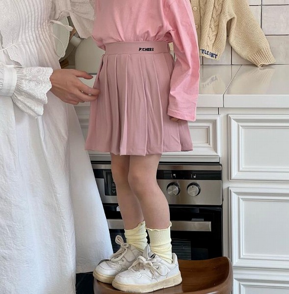 一般受け 韓国風ちびっ子服 ちびっ子服 遊撃手スコート キッズ お嬢さん ベビー服 スコート心地よい 2色