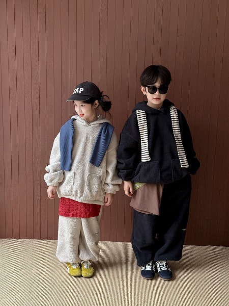 秋冬 セットアップ 赤ちゃん服 パーカー ズボン 2点仕掛ける 防寒 裏起毛 朦々たる ボア あったか