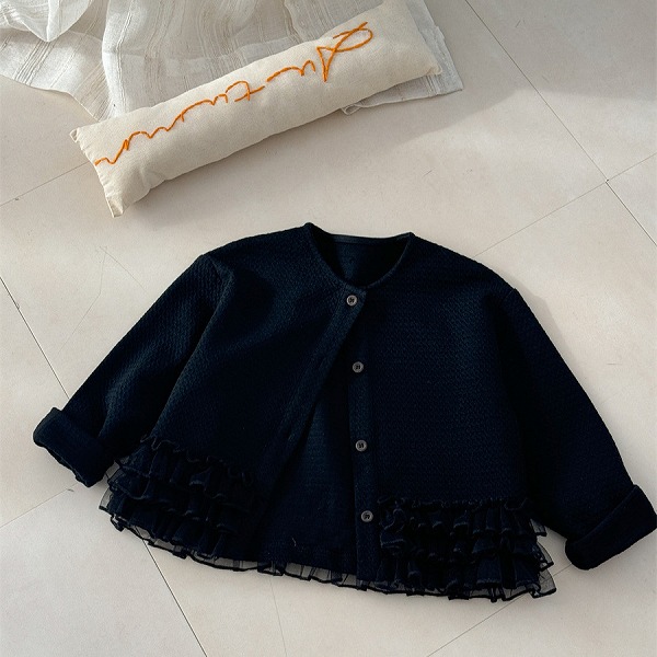 新品JM★子供服 　黒カーディガン★90cm～140cm