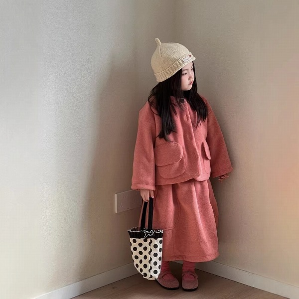 新品★子供服　コート+スカート　セットアップ★90cm～150cm