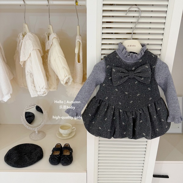 新品★子供服　ワンピース　裏起毛★73CM～130cm