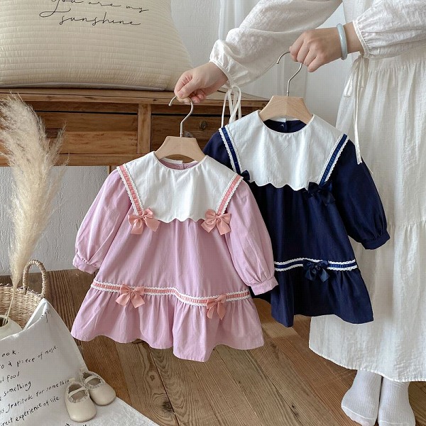 秋新品★子供服　ワンピース★80cm～130cm 2色