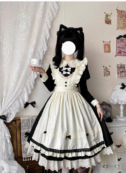新入荷　ハロウィン　メイド服　演出服　魔女服　コスプレーワンピース　S★M/L/XL