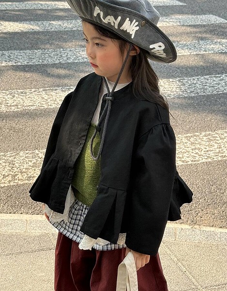 子供服　キッズ服　トップスレース　コート　ジャケット　ブラウス　ZXR★90-150CM