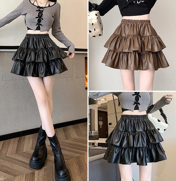 INS秋新作　婦人服　ボトムス　スカート　S-XL　2色
