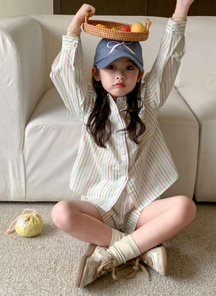 春新入荷　キッズ服　子供服　トップス＋ショートパンツ　セットアップ　 90-150cm