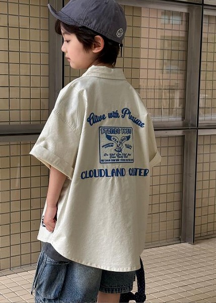 夏物 新作 韓国風 Tシャツ　SNOX　TR 半袖　トップス★100cm～160cm　２色