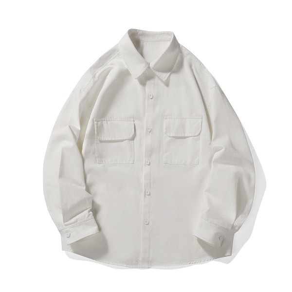 メンズ・ トップス・シャツ・ 長袖・アウター・気質・カジュアルシャツ・M～5XL 2色