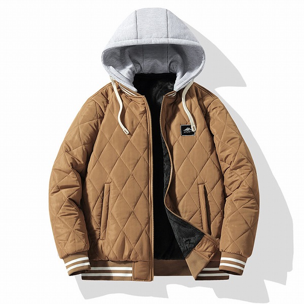 メンズ・綿入れ厚地の外套・暖かく・アウター・人となり・ジャケットトップス・M～3XL 3色