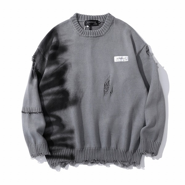 メンズ・コート・アウター・人となり・ニット・セーター・トップス・M／L／XL 2色