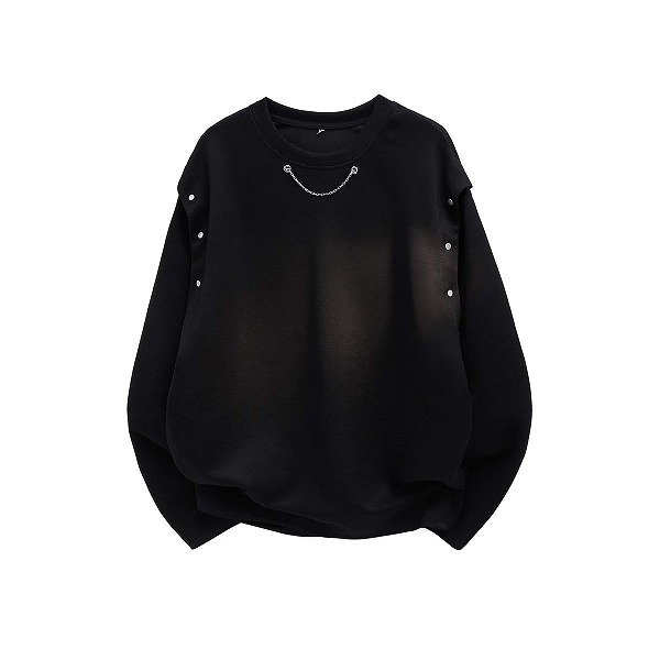 メンズ・ トップス・パーカー・ 長袖・気質・カジュアルTシャツ・ブラウス・M~XXL 3色|ドレミファソラ・ねこ