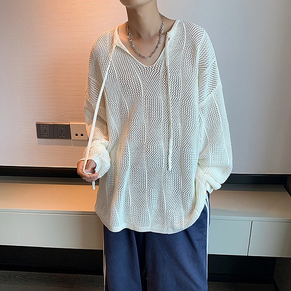 メンズ用トップス・ゆとり・ニットのセーター・アウター・気質・原宿風・M～2XL 3色