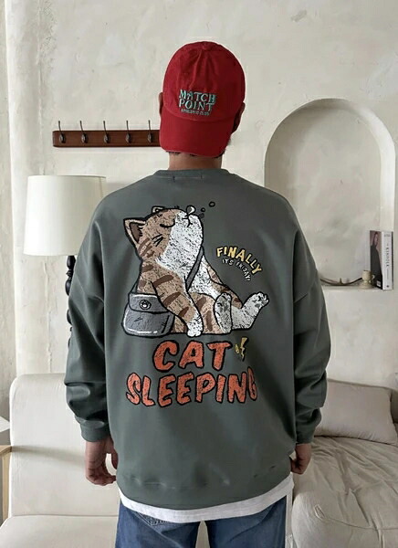 CAT SLEEPING 小間絵MTM