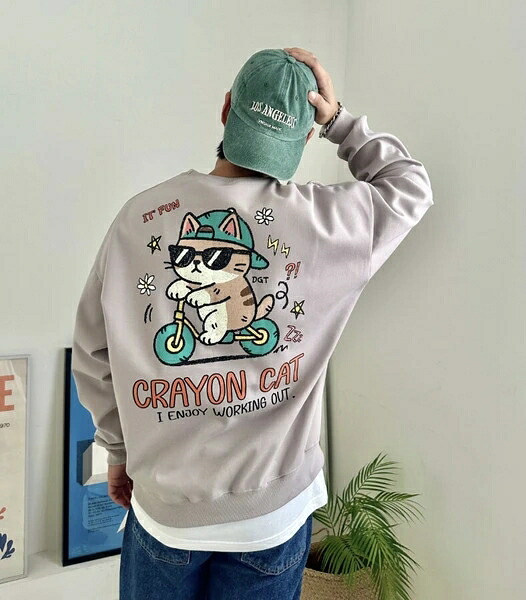 CRAYON CAT サイクリングイラストMTM