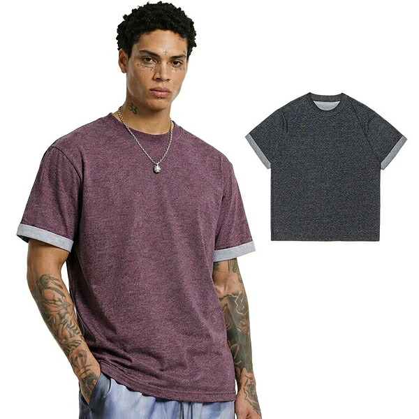 夏新作 Tシャツ メンズ レトロ ラグランスリーブ ゆったり 半袖 トップス アメリカンレトロ ビンテージ ストリート カジュアル スポーティ リラックス オーバーサイズ メンズファッション 夏服 父の日 プレゼント｜ドレミファソラ・ねこ
