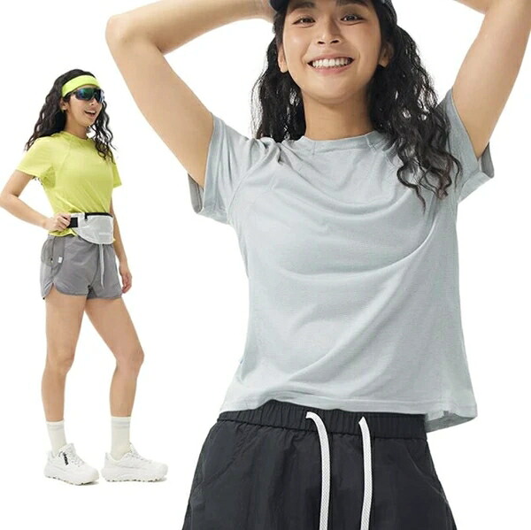 トップス レディース Tシャツ 速乾 スポーツ 短袖 7色 男女通用 春夏新作 tシャツ スポーツウェア 半袖 運動着 トレーニングウェア ジムウェア ヨガウェア ランニングウェア フィットネスウェア 吸湿速乾 快適 軽量 通気性 おしゃれ｜ドレミファソラ・ねこ