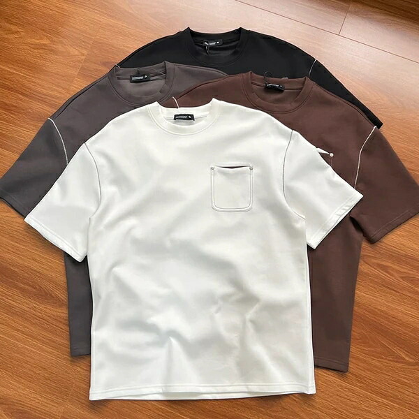 春夏新作 Tシャツ ユニセックス クルーネック 半袖 カジュアル 通勤 合わせやすい トップス 春夏新作 ユニセックス Tシャツ クルーネック 半袖 カジュアル 通勤 きれいめ シンプル 無地 着回し メンズ レディース トップス コットン 夏服 春服 定番 ベーシック|ドレミファソラ・ねこ