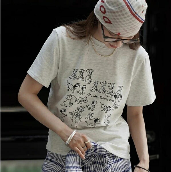 トップス レディース Tシャツ シャツ プリント 短袖 2色 韓国風 秋新作|ドレミファソラ・ねこ