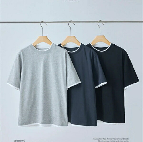 Tシャツ ラウンドネック 半袖 メンズ トップス 春夏新作 カジュアル|ドレミファソラ・ねこ
