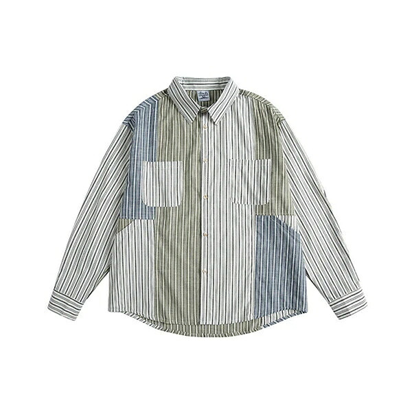 長袖 欧米風 Yシャツ 縞模様メンズ トップス 春夏新作 流行り物 メンズファッション-Tシャツ・カットソー-トップス