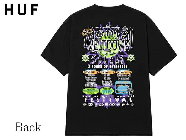 HUF MENTAL MELTDOWN S/S TEE PS 22807｜ドレミファソラ・ねこ